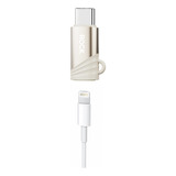 Adaptador Carregador E Dados Para iPhone 15 Lightning Usb-c