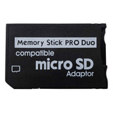 Adaptador Cartao Memoria Micro Sd Memory Stick Ms Psp Camera