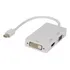Adaptador Conversor 3 Em 1 Displayport Para Dvi Hdmi Vga Mac