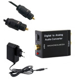 Adaptador Conversor Audio Otico