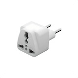 Adaptador Conversor De Tomada Universal Pino Redondo Viagem