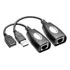 Adaptador Conversor Extensor Até 150m Usb Via Cabo Rede Rj45