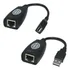 Adaptador Conversor Extensor Usb Via Cabo Rede Rj45 Até 45m