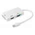 Adaptador Conversor Mac Thunderbolt Mini 3x1 Hdmi Vga Dvi