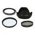 Adaptador + Cpl + Uv  Parasol Canon Sx40 Sx50 Sx60 Sx70 Sx30
