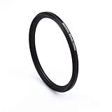 Adaptador De Anel Step Up De 46 Mm A 49 Mm Para Canon, Nikon, Sony, Fuji, Lentes De Câmera E Uv, Nd, Filtros De Câmera Cpl, Feito De Cnc Usinado Com Acabamento Galvanizado Preto Fosco, 82mm To 72mm Step Down Ring