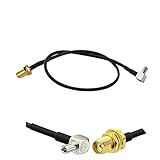 Adaptador De Antena Externa Ts9 Para Sma Fêmea De 30,48 Cm Para Modem Usb, Pontos De Acesso E Roteadores (at&t Mr1100 Nighthawk, Mf279, Mf985 Velocity 2, Ac815s, Verizon, Ac791l, 7730l, Usb730l, 8800l, Mf61 Etc.