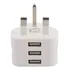 Adaptador De Carregador De Parede Crystally-3x Universal Usb