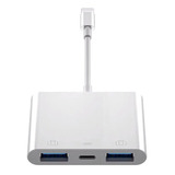 Adaptador De iPhone Usb Lightning Adaptador Otg Duplo Usb3 0