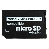 Adaptador De Memorias Micro Sd Para Memory Stick Pro Duo