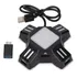 Adaptador De Teclado E Mouse Para Conversor Kx Usb Ps3 Preto