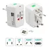 Adaptador De Tomada Universal Com 2 Usb Para + De 150 Países 110v/220v