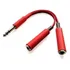 Adaptador Divisor Splitter P10sts + 2 Jacks P10 Mono De 20cm