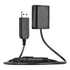 Adaptador Dummy De Bateria Np-fw50 Com Cabo Usb Inteligente