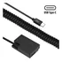 Adaptador Dummy Pd Dr e18 Bateria Canon Lp e17 Espiral Usb c Cor Preto