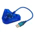 Adaptador Duplo Usb Para Controles Ps2 E Ps1 Ligue No Pc