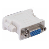 Adaptador Dvi-i 24+5 Pinos Macho P/ Vga 15 Pinos Femea