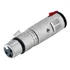 Adaptador Emenda Canon Xlr Fêmea X Jack P10 Fêmea Com Trava
