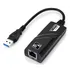 Adaptador Ethernet Usb 3 0 Rede Gigabit Rj45 10 100 1000cabo Cor Preto