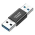 Adaptador Extensor Emenda Macho Femea Usb 3.0 3.1 10gbps Cor V1 Macho Macho