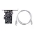 Adaptador Firewire 800 Ieee 1394 Pcie De 4 Portas (3x 6 Pino