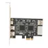 Adaptador Firewire Riser Card Pciex1 Para Quatro Portas Ieee