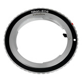 Adaptador Fotodiox Lente Nikon F-mount Para Câmera Canon Eos