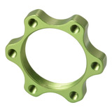 Adaptador Freio Disco Cubo Bike motorizada44mm  Alum   Cores Cor Verde