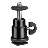 Adaptador Giratório Ball Head Com Encaixe Sapata E 1 4