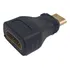 Adaptador Hdmi Fêmea X Mini Hdmi Macho Banhado A Ouro