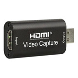 Adaptador Hdmi P  Usb 2 0 Placa Captura Vídeo Áudio 1080p