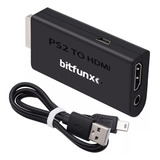 Adaptador Hdmi Para Playstation 2 E 3 Bitfunx 100 