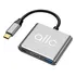 Adaptador Hub Usb-c Para Hdmi 4k Usb 3.0 Tipo C Pd Para Carga Compatível Com iPhone 15 16 iPad Pro Samsung Dex Mode Motorola Ready For Asus Rog