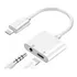 Adaptador Ios Dual Entrada Fone P2 E Cabo Lightning