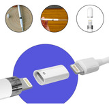 Adaptador Lightning Compatível Para Carregar Apple Pencil