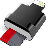 Adaptador Lightning Leitor Cartão Sd Tf iPhone iPad Ios13
