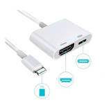 Adaptador Lightning Para Hdmi Tv Compativel iPhone E iPad