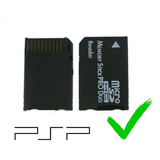 Adaptador Memory Stick Pro Duo - Psp Para Cartão Sd Lan 2023