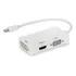 Adaptador Mini Displayport Para Hdmi Vga Dvi - Kit 5