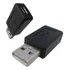 Adaptador Motorola Samsung Xiaomi Nokia V8 Fêmea Usb Macho Cor Preto