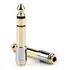 Adaptador P10 Fone P2 Ouro Pro Akg Koss Sony Roland Estéreo