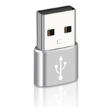 Adaptador Plug Usb Tipo C Para Usb 3 0 Macho Dados Otg Cor Prata