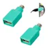 Adaptador Ps2 Macho Mouse Teclado Usb Fêmea Pc Antigo 2 Unid