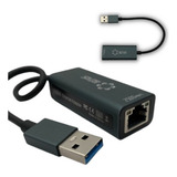 Adaptador Rj-45 P/ Usb 3.0 2500mbps 2.5g Com Indicação Led