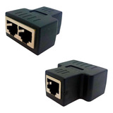 Adaptador Rj45 1x2 Extensor