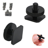 Adaptador Sapata Pino Hot Shoe Câmera Ring Light Led Flash Vibe Shoot