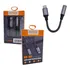 Adaptador Tipo C P2 Fone Ouvido Compatível Samsung Motorola Cor Preto