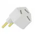 Adaptador Tomada Padrão Antigo Pino Chato Diagonal Tripolar 110v/220v