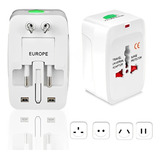 Adaptador Tomada Universal Pino Benjamin Eua Bivolt Viagem 110v/220v