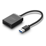 Adaptador Ugreen Cr127 Usb 3 0 P Micro Sd E Sd Preto